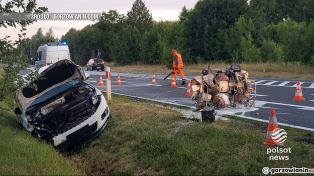 Nie dość, że był pijany, to miał odebrane prawo jazdy. Wieczorem pod Gorzowem wjechał w mężczyzn, którzy na skrzyżowaniu malowali pasy. Kierowca Volkswagena nawet nie próbował hamować. Miał ponad promil alkoholu we krwi. Obrażenia robotników są poważne. Materiał dla "Wydarzeń" przygotował Michał Kwiatkowski.