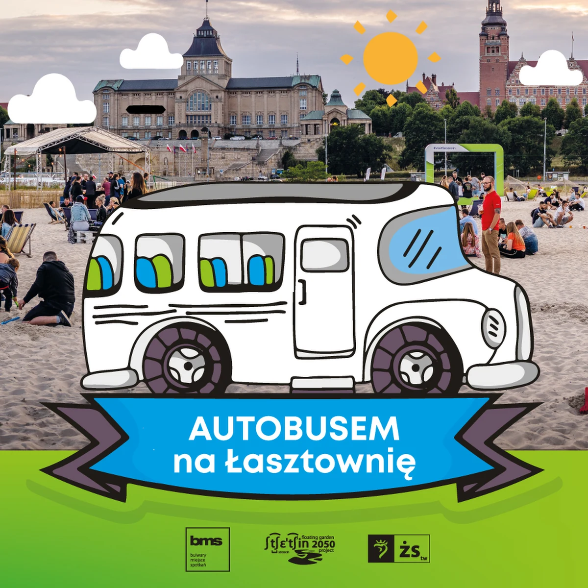 ​Od 1 lipca w każdy weekend na szczecińską Łasztownię będzie można dostać się autobusem. Ruszają wakacyjne linie z przystankami na bulwarach, koło dźwigozaurów i w rejonie Wyspy Grodzkiej.