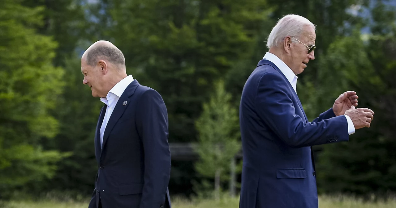 Olaf Scholz i Joe Biden