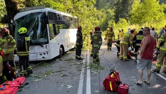 Dolnośląskie: Wypadek autobusu w Ogorzelcu. Ranni pasażerowie