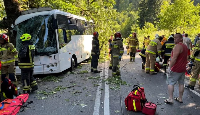 Dolnośląskie: Wypadek autobusu w Ogorzelcu. Ranni pasażerowie