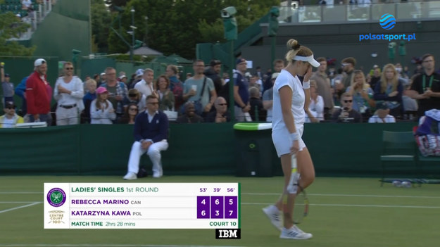 Skrót meczu pierwszej rundy Wimbledonu Rebecca Marino - Katarzyna Kawa 1:2 (4:6, 6:3, 5:7).

Wszystkie mecze Wimbledonu zobaczysz na sportowych kanałach Polsatu i na platformie Polsat Box Go. 
Skróty i najciekawsze zagrania z turnieju obejrzysz w Interii Sport.

KLIKNIJ TUTAJ I ZOBACZ SKRÓTY ORAZ NAJCIEKAWSZE MOMENTY WIMBLEDONU 2022.

Obserwuj Interię Sport i kibicuj Polakom!