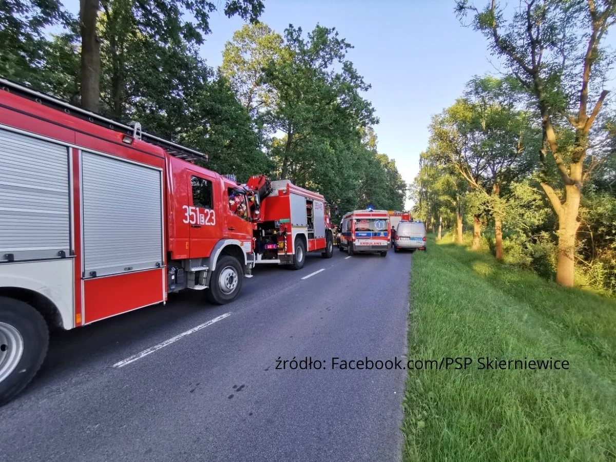 Nastoletnia rowerzystka poniosła śmierć na miejscu w wyniku potrącenia przez samochód dostawczy w Skierniewicach w województwie łódzkim. Druga z potrąconych na rowerze dziewczyn trafiła do szpitala.