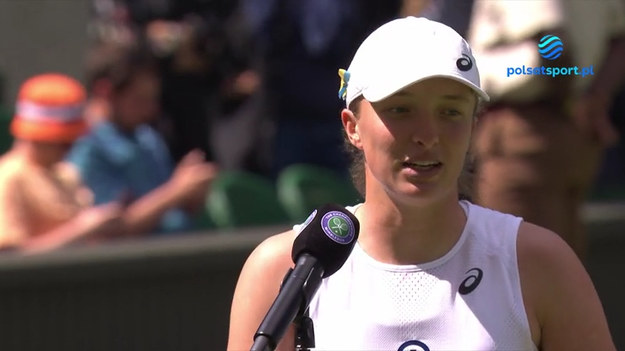 Rozmowa z Igą Świątek tuż po meczu I rundy Wimbledonu przeciwko Janie Fett.

Wszystkie mecze Wimbledonu zobaczysz na sportowych kanałach Polsatu i na platformie Polsat Box Go. 
Skróty i najciekawsze zagrania z turnieju obejrzysz w Interii Sport.

KLIKNIJ TUTAJ I ZOBACZ SKRÓTY ORAZ NAJCIEKAWSZE MOMENTY WIMBLEDONU 2022.

Obserwuj Interię Sport i kibicuj Polakom!