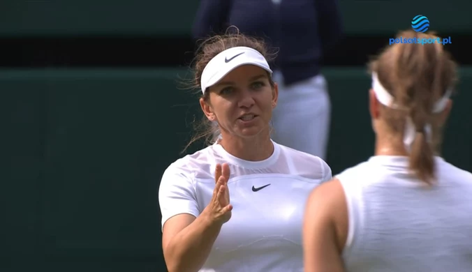 Karolina Muchova - Simona Halep 0:2. SKRÓT. WIDEO (Polsat Sport)