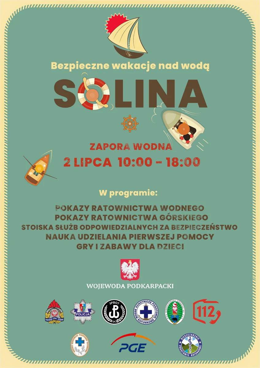 ​Jak bezpiecznie spędzić czas nad wodą? Dowiesz się w sobotę nad Zalewem Solińskim. Służby z Podkarpacia szykują wielki piknik poświęcony bezpieczeństwu. Na uczestników wydarzenia czeka mnóstwo atrakcji, w tym pokazy umiejętności ratowników podczas symulowanej akcji na Zalewie Solińskim.