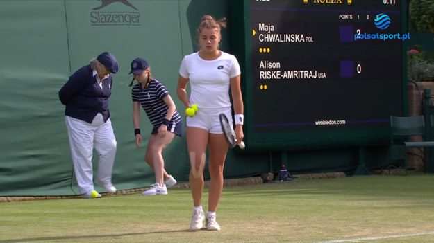 Fragment spotkania Maja Chwalińska - Alison Riske-Amritraj. 

Wszystkie mecze Wimbledonu zobaczysz na sportowych kanałach Polsatu i na platformie Polsat Box Go. 
Skróty i najciekawsze zagrania z turnieju obejrzysz w Interii Sport.

KLIKNIJ TUTAJ I ZOBACZ SKRÓTY ORAZ NAJCIEKAWSZE MOMENTY WIMBLEDONU 2022.

Obserwuj Interię Sport i kibicuj Polakom!
