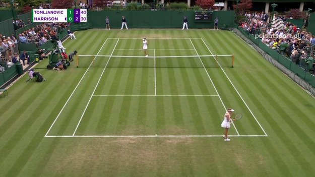 Skrót meczu drugiej rundy Wimbledonu Ajla Tomljanovic - Catherine Harrison 2:0 (6:2, 6:2).

Wszystkie mecze Wimbledonu zobaczysz na sportowych kanałach Polsatu i na platformie Polsat Box Go. 
Skróty i najciekawsze zagrania z turnieju obejrzysz w Interii Sport.

KLIKNIJ TUTAJ I ZOBACZ SKRÓTY ORAZ NAJCIEKAWSZE MOMENTY WIMBLEDONU 2022.

Obserwuj Interię Sport i kibicuj Polakom!
