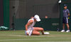 Iga Świątek upada. Groźnie wyglądająca sytuacja na korcie Wimbledonu. WIDEO (Polsat Sport)