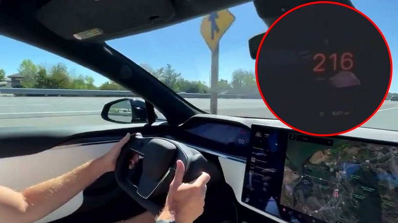 Elon Musk zapowiadał, że najpotężniejsza wersja Tesla Model S, czyli Plaid, rozpędzi się do 320 km/h. Tymczasem inżynierowie z firmy Ingenext zdjęli elektroniczny kaganiec z tego potwora, co pozwoliło osiągnąć 348 km/h.