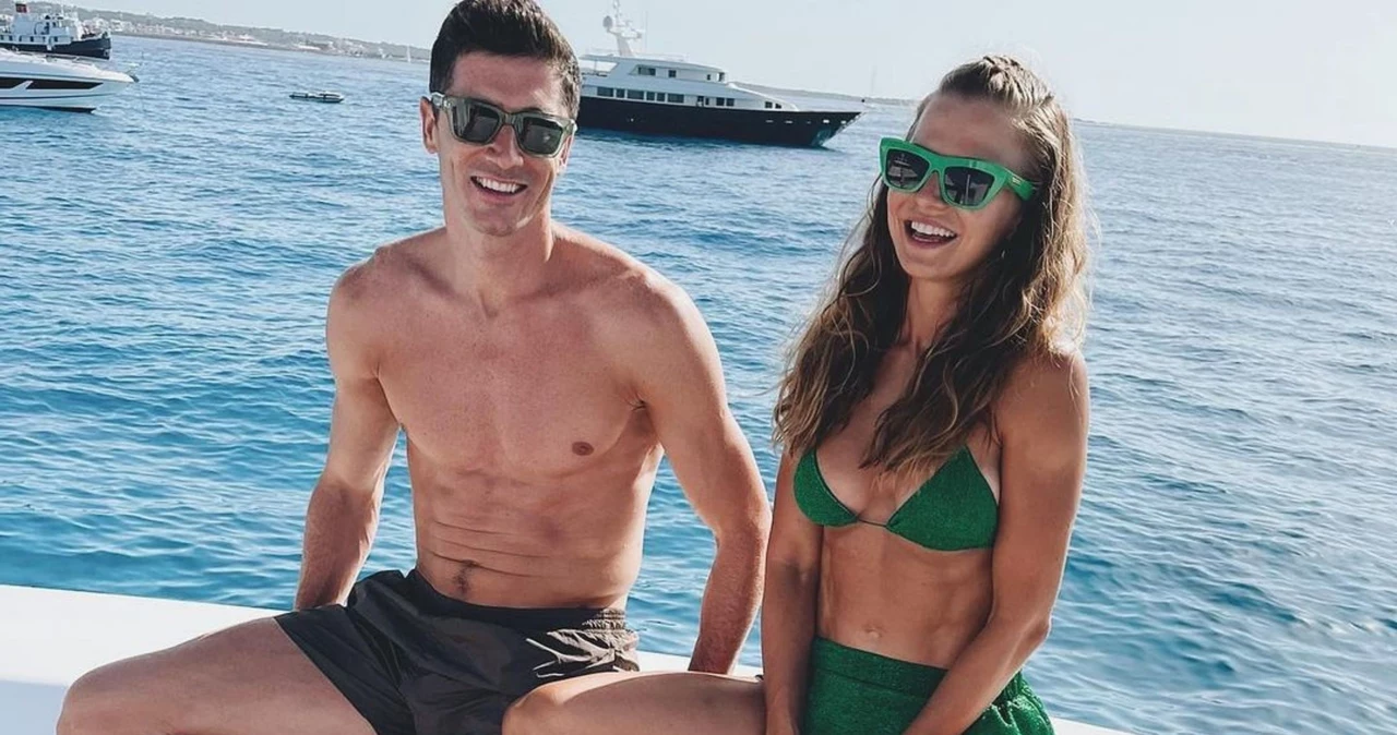 Robert Lewandowski i Anna Lewandowska