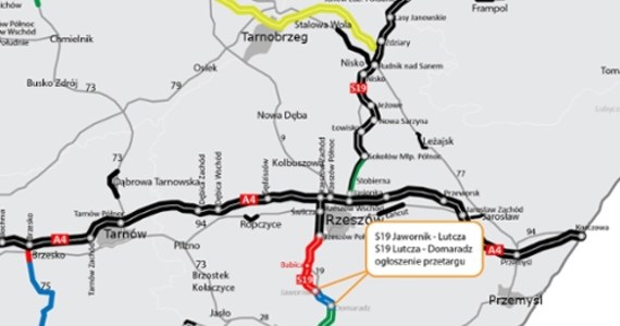 Wkrótce rozpocznie się przetarg na zaprojektowanie i budowę dwóch fragmentów drogi ekspresowej S19 w województwie podkarpackim: Jawornik - Lutcza i Lutcza - Domaradz. To łącznie około 12 kilometrów, z których prawie 4 znajdą się w tunelach. Rzeszowska Generalna Dyrekcja Dróg Krajowych i Autostrad skierowała ogłoszenia o przetargach do publikacji w Dzienniku Urzędowym Unii Europejskiej.