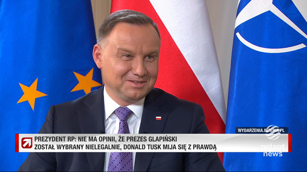 - No comments, to jest żenujące po prostu - tak skomentował Prezydent RP Andrzej Duda, w rozmowie z Piotrem Witwickim, słowa Donalda Tuska, który powiedział, że kto wierzy w Boga, ten nie głosuje na Prawo i Sprawiedliwość.Fragment programu "Gość Wydarzeń", emitowanego na antenie Polsat News