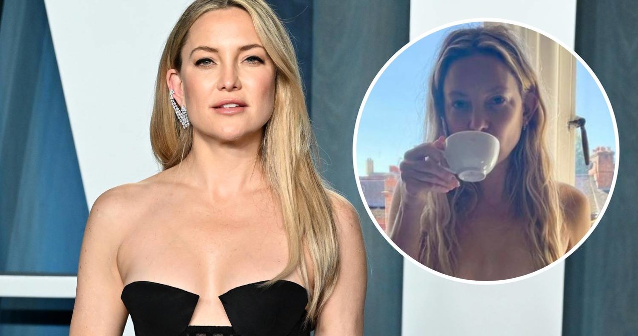 Kate Hudson pokazała się topless! W samych majtkach raczyła się kawką... -  pomponik.pl