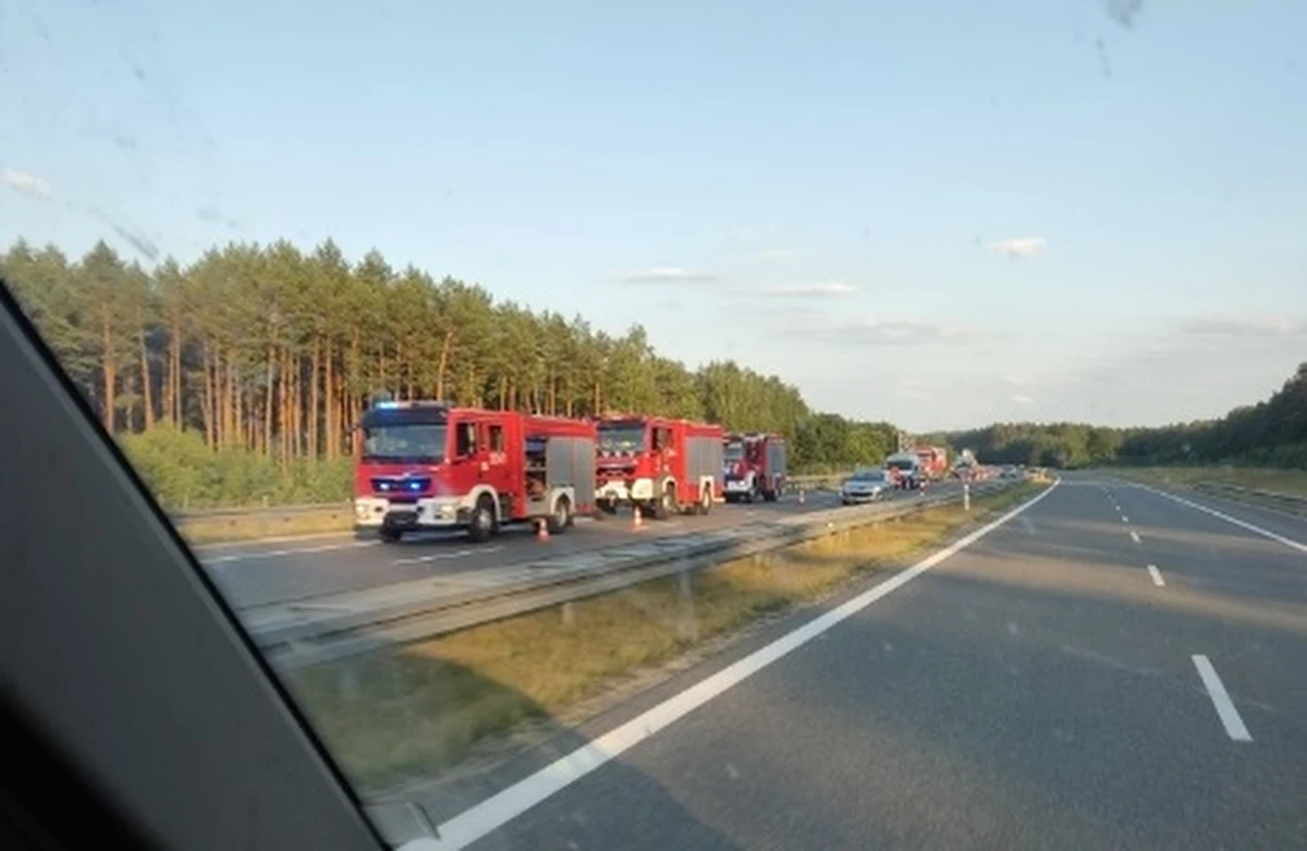Ciężarówka i bus zderzyły się na trasie S3, pomiędzy węzłami Myślibórz i Gorzów Wielkopolski Północ. W wyniku wypadku ranna została jedna osoba.
