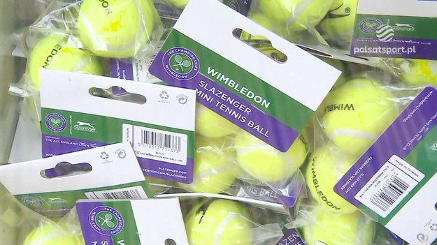 Materiał Tomasza Lorka o używanych piłkach na Wimbledonie.