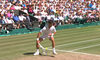 Fantastyczna akcja Djokovicia w meczu o finał Wimbledonu. WIDEO (Polsat Sport)