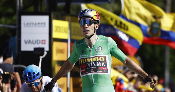 ​Belg Wout van Aert z ekipy Jumbo-Visma wygrał w Lozannie ósmy etap wyścigu kolarskiego Tour de France. Trzecie miejsce zajął Słoweniec Tadej Pogacar (UAE Team Emirates), którego na ostatnich kilometrach rozprowadzał Rafał Majka.