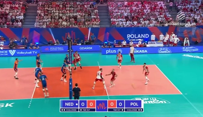 Liga Narodów siatkarzy: Polska – Holandia 3:0. Skrót meczu. WIDEO (Polsat Sport)