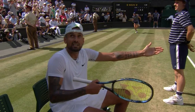 Nick Kyrgios skarży się na przeszkadzającą mu kobietę na widowni. WIDEO