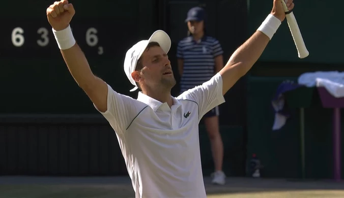 Triumf Novaka Djokovicia podczas Wimbledonu. Piłka meczowa. WIDEO