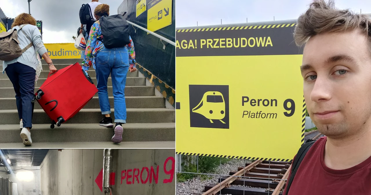 Przesiadka na peron dziewiąty stacji Warszawa Zachodnia to niekiedy wyprawa dla wytrwałych