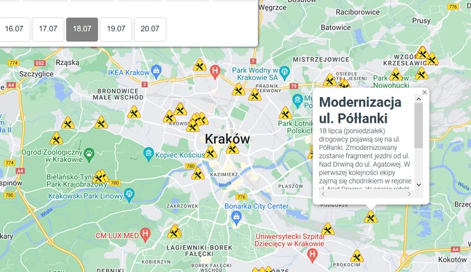 W Krakowie rusza kolejny remont drogi. Kierowców czekają nowe problemy 