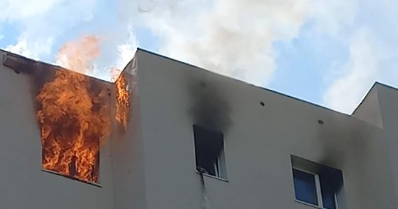 Jedna osoba została poparzona w pożarze bloku w Jeleniej Górze na Dolnym Śląsku. Ogień pojawił się tam w mieszkaniu na 11. piętrze.