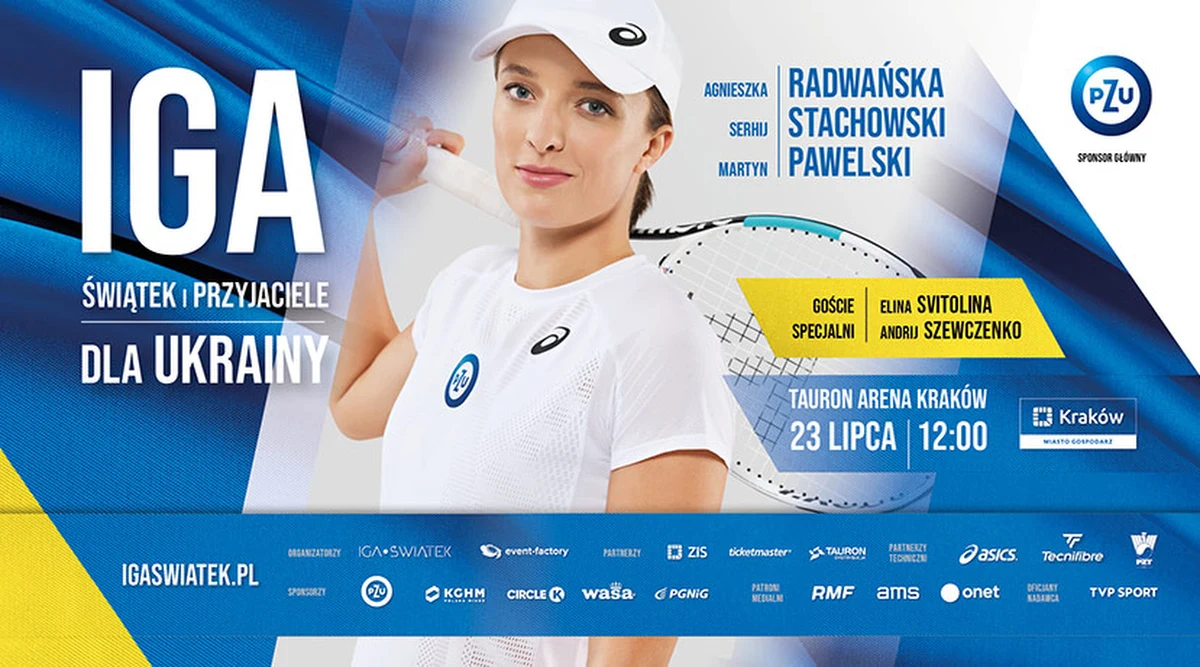 Iga Świątek i Agnieszka Radwańska są już po wspólnych treningach, przygotowujących je do charytatywnego meczu pokazowego, który już w najbliższą sobotę, 23 lipca 2022 r., odbędzie się w TAURON Arenie Kraków. Całkowity dochód ze sprzedaży biletów będzie przekazany na pomoc naszym sąsiadom zza wschodniej granicy. Na stronie Ticket Master do zdobycia ostatnie wejściówki na wydarzenie. 