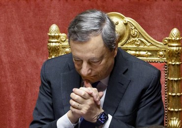 Włochy: Rząd Draghiego dostał wotum zaufania w Senacie, ale coraz bliżej jego upadku