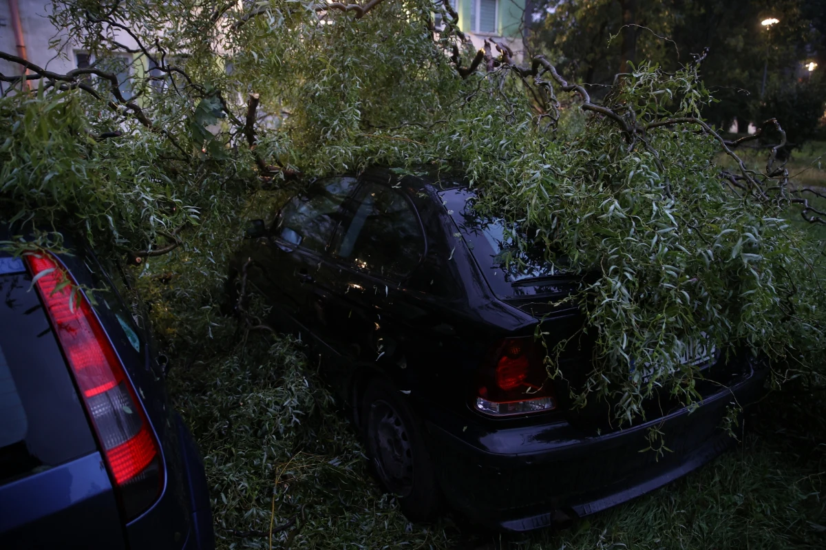 Ponad 2,1 tys. razy interweniowali minionej doby strażacy z powodu burz w kraju. Zginęły dwie osoby przygniecione powalonymi przez wichurę drzewami. Jedna osoba została ranna.