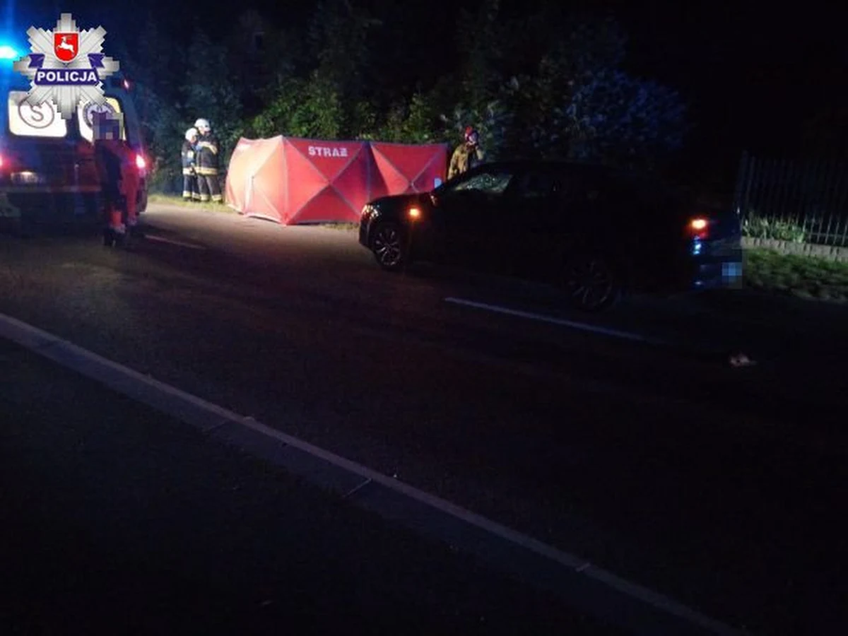Tragiczny wypadek w Miłkowie w powiecie parczewskim na Lubelszczyźnie. Zginął 42-letni mężczyzna, którego potrącił samochód.  Towarzyszącą mu 54-latkę przewieziono z obrażeniami do szpitala. Kierujący samochodem był trzeźwy.