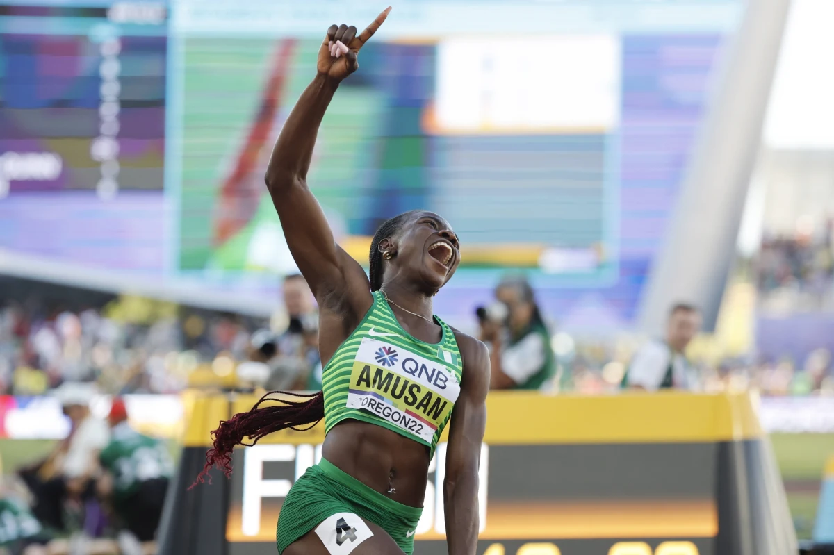 Tobi Amusan pobiła rekord świata w biegu na 100 m przez płotki. Nigeryjka czas 12,12 setnych sekundy osiągnęła w pierwszym biegu półfinałowym lekkoatletycznych mistrzostw świata w Eugene. Poprzedni najlepszy w wynik w historii należał do Amerykanki Kendry Harrison.