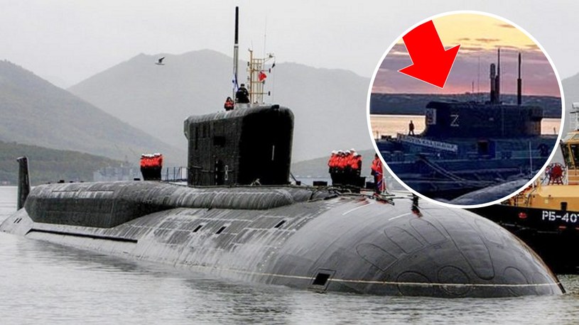 Na rosyjskim okręcie podwodnym Kniaź Władimir pojawił się słynny symbol "Z". Rosja pręży swoje nuklearne muskuły i pokazuje NATO, że świat znajduje się na krawędzi wojny jądrowej.
