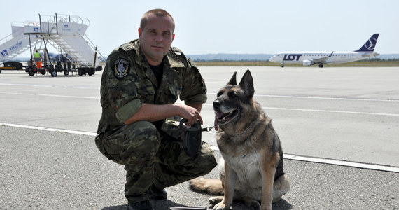 Po 10 latach służby na podrzeszowskim lotnisku w Jasionce pożegnano Inkę — psa służbowego Straży Granicznej. Swoją emeryturę spędzi pod dachem dotychczasowego opiekuna.