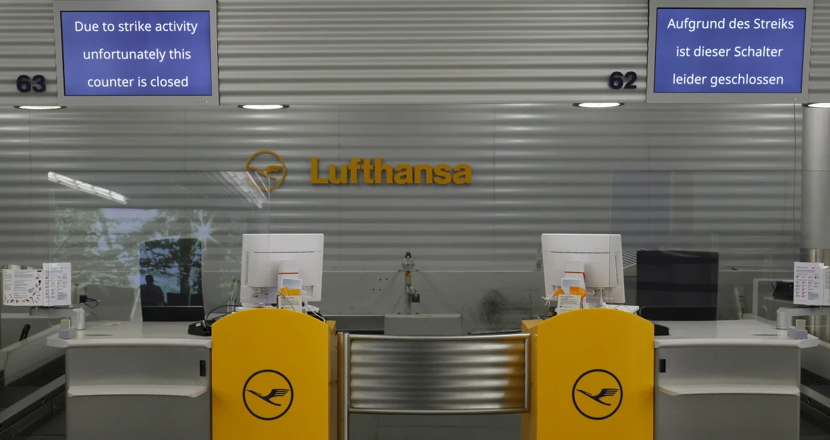 Dziś rozpoczął się strajk personelu obsługi naziemnej Lufthansy. Niemiecka linia lotnicza musiała w efekcie odwołać prawie wszystkie połączenia z lotnisk we Frankfurcie nad Menem i w Monachium.