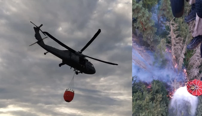 Polscy strażacy w Czechach pomagają opanować pożary