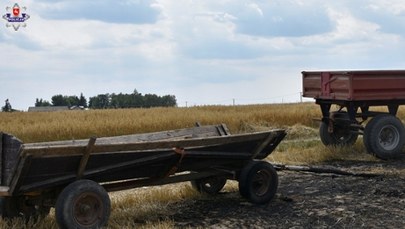 ​Tragiczny pożar. 50-latek zginął, ratując zboże    