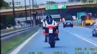 Pędził blisko 200 km/h motocyklem bez przeglądu. Stracił prawo jazdy i dostał potężny mandat