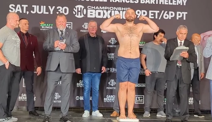 Premier Boxing Champions: Adam Kownacki lżejszy od rywala na ceremonii ważenia. WIDEO