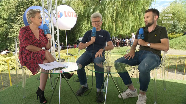 Sergio Higuita wygrał 3. etap Tour de Pologne w Przemyślu. Gośćmi Pauliny Czarnoty-Bojarskiej w studiu po etapie wyścigu byli Wacław Skarul i Tomasz Czernich.