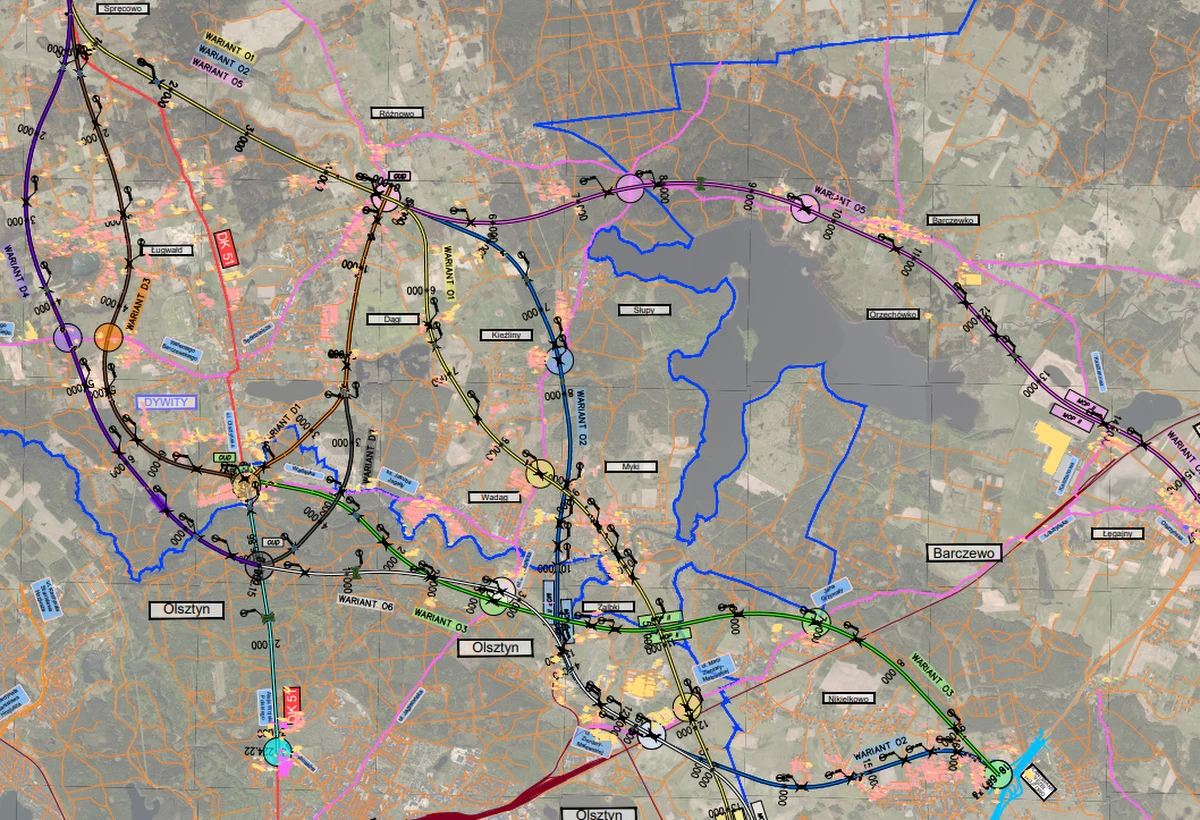 Niemal 90 procent osób, które wzięły udział w ankiecie, popiera budowę obwodnicy Olsztyna i Dywit. Mieszkańcy mają jednak różne zdania, co do wariantów drogi. Chcą, żeby trasa powstała, ale najlepiej jak najdalej od ich domu.