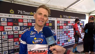 Patryk Stosz: Moim celem jest koszulka najaktywniejszego kolarza Tour de Pologne. WIDEO (Polsat Sport)