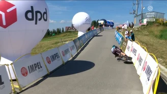 Groźny upadek Meeusa podczas 6. etapu Tour de Pologne. WIDEO (Polsat Sport)