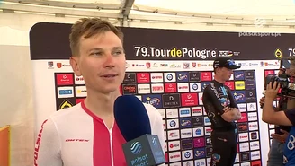 Jakub Kaczmarek: Nie jechałem do tej pory w tak ciężkiej czasówce. WIDEO (Polsat Sport)