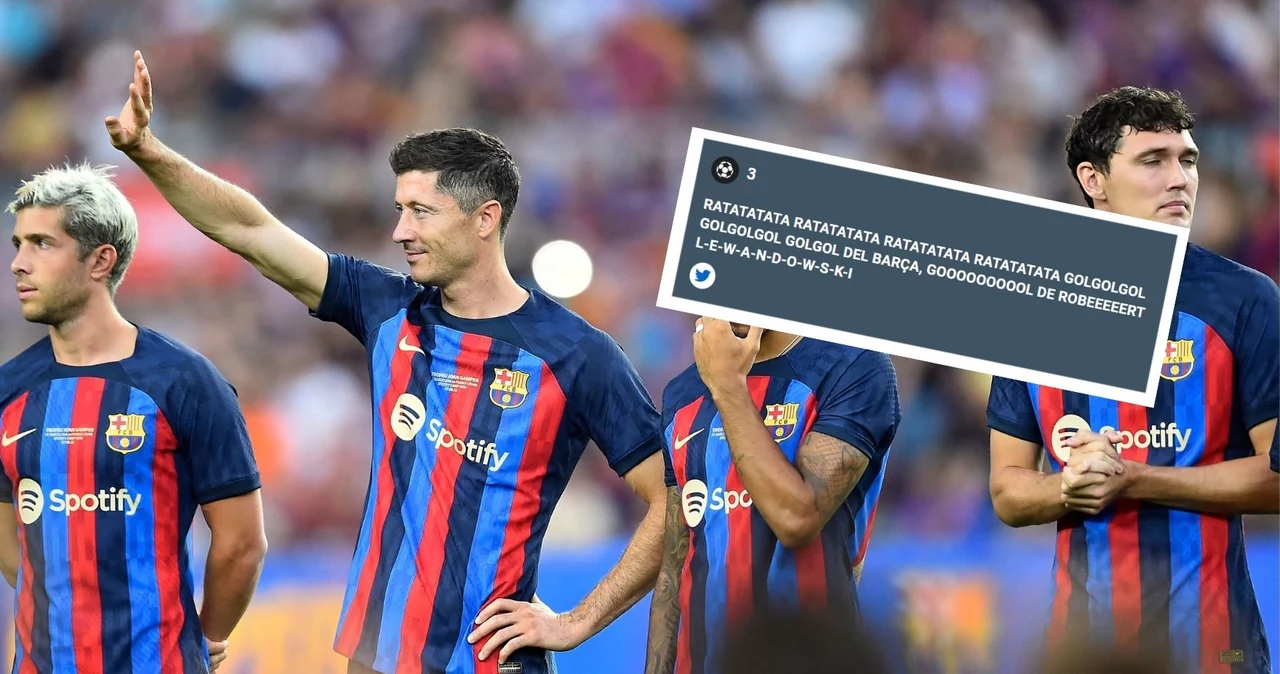 Szalona Reakcja Hiszpanów Na Gola Lewego Tak Przywitał Się Z Camp Nou Sport W Interiapl 4589