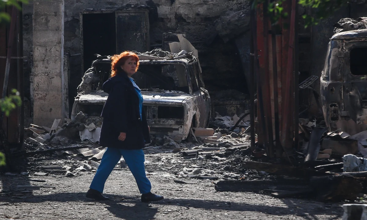 ​Władze separatystycznej Ługańskiej Republiki Ludowej mogą nie odbudować miasta Popasna, "ponieważ nie ma to sensu" - poinformował szef samozwańczej republiki Leonid Pasicznyk.