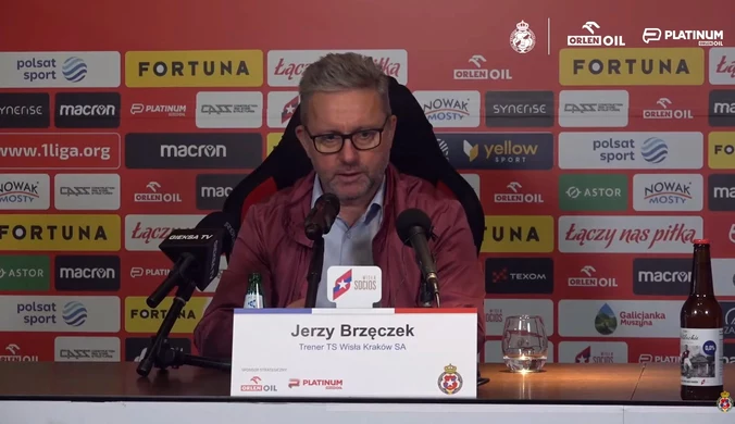 Jerzy Brzęczek po zwycięstwie Wisły nad GKS-em Katowice. Wideo
