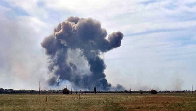 Zaatakowana baza lotnicza na Krymie służyła nalotom na cele w Ukrainie