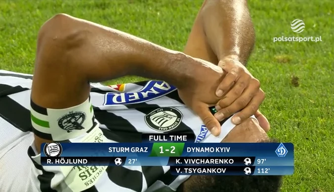 Sturm Graz - Dynamo Kijów 1-2 - SKRÓT. WIDEO (Polsat Sport)